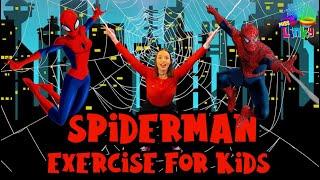 Spiderman Game Exercise for Kids | Learn about Spiders | Indoor Workout for Children