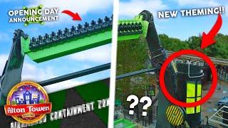 NEW Toxicator THEMING and Opening Day Announcement!! - Alton Towers