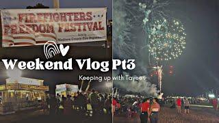 #weekendvlogs 3PT| #4thofjuly2022 , FIREWORKS Festival  