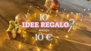 IDEE REGALI DI NATALE  SOTTO I 10€ 