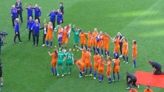 06/08/17 - Netherlands 4-2 Denmark - UEFA Women's Euro - Dutch dancing (1080p HD)