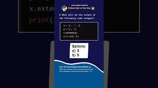 Python Quiz: Question 74 ‍ #shorts