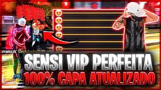 SAIU! SENSIBILIDADE VIP PARA NOVA ATUALIZAÇÃO! SENSI PERFEITA PRA SUBIR CAPA NO FREE FIRE ATUALIZADO