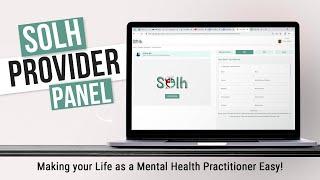 Introducing Solh Provider Panel | Solh Wellness