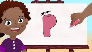 How to Draw an Alphabet Lore | Letter P | Drawing with Wibbi Kids | Step by step