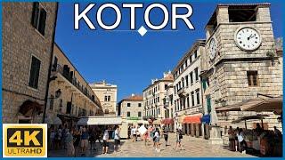 [4K]Kotor - MontenegroWalking Tour - Old Town