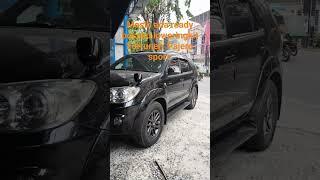 modifikasi Fortuner x loweringkit red hsr wheel #tkbfortuner #viralvideo #loweringkithsr