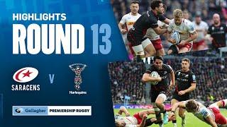 Saracens v Harlequins - HIGHLIGHTS | Braces For Dan And Maitland | Gallagher Premiership 2023/24