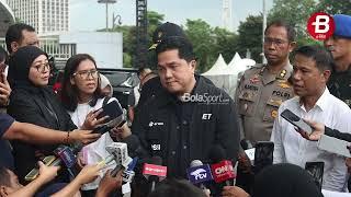 Ketum PSSI Erick Thohir Soroti Rumput GBK dan Ungkap Kondisi Kevin Diks