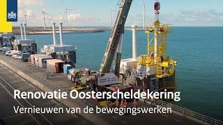 We renoveren de bewegingswerken van de Oosterscheldekering