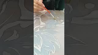 На мастер-классе по горячему батику в студии батика #silkpainting #батик #batik #горячийбатик #art
