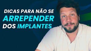 Como não se arrepender de fazer implantes │ Dr. Victor Hugo Almeida