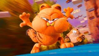 Garfield and Jinx Clash on the Train | The Garfield Movie