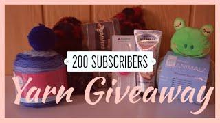 *ENDED* J. Hook Crochet & More 200 Subscribers Giveaway *ENDED*