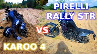 Pirelli Scorpion Rally STR vs Metzeler Karoo 4 - quick fresh comparison (English subtitles)