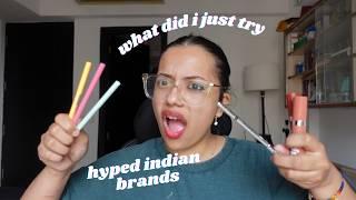 Trying Mars Lip Drip, Renee Kohl, Swiss Beauty eyeliners NOT SPONSORED | hyped Indian makeup brands