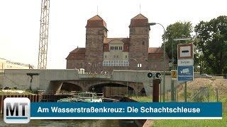 Am Wasserstraßenkreuz Minden: Die Schachtschleuse