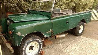 Land Rover Series 2a 109 -  Removing tub top