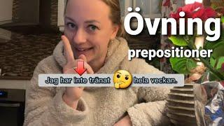 En övning - tidsprepositioner 