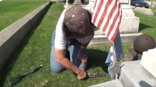 Maintaining Union Gen. John Fulton Reynolds' gravesite