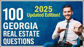 Georgia Real Estate Exam 2024 (100 Questions with Explained Answers - Updated Edition)