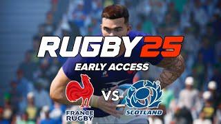 RUGBY 25 Gameplay | France vs Scotland