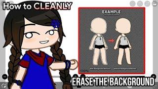 How to cleanly erase the background in IbisPaint X || Gacha Stu-Club Tutorial ||