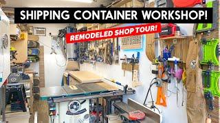 BEST SMALL WOODWORKING WORKSHOP LAYOUT!