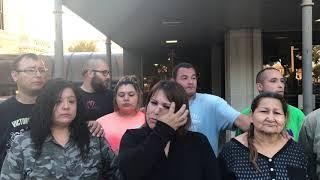 Family members of Victor Herrera speak