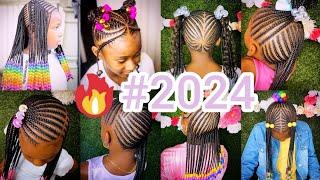 60 + Latest Kids Cornrows Braids Hairstyles For Girls | Cute Hairstyles with Braids Hair Extension