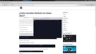 Instalación NodeJS 14.16 en Xubuntu 2021