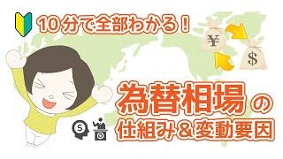 【たった10分で全部分かる】為替相場が動く仕組みと3つの変動要因