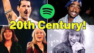 Top 200 Most Streamed Songs Of The 20th Century (Spotify)