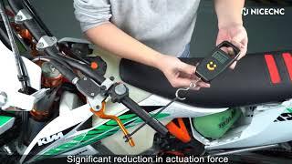 NICECNC | Black Clutch Lever Actuation Force Test