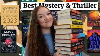 Reading Goodreads' Best Mystery/Thriller Books of 2023 