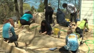 High School Students Learn the Art of Sand Sculpting Sand Castle University in Sea Cliff