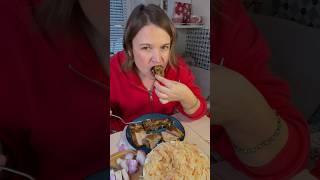 Мукбанг Одна польза #food #вкусно #mukbang #asmr #мукбанг #топ10 #едимдома #follow