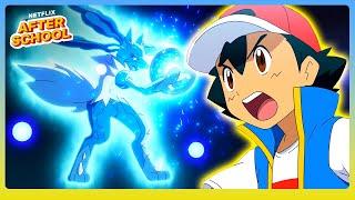 Lucario and Greninja Join Forces! | Pokémon Ultimate Journeys | Netflix After School