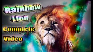 Rainbow Lion Complete video / Nonstop Creative / Watercolor / Rainbows