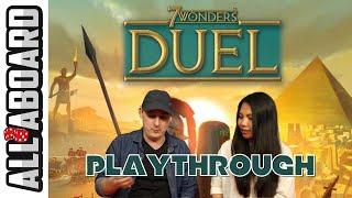 7 WONDERS DUEL | Board Game | 2-Player Playthrough | The Rise and Fall of Civilisations