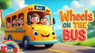 Wheels on the Bus l Bus Songs l NewBorn Baby songs l @KidsOffzz Nursery Rhymes & Kids Songs