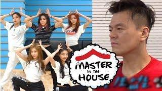 JYP's Checking ITZY's Dalla Dalla Choreography [Master in the House Ep 61]