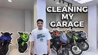 How To Clean A Garage With 30 Bikes | Katingin Bikes
