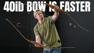 DIY BOW BUILD - Lower Poundage = Faster Bow 