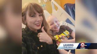 Taylor Swift's surprise visit to Children's Mercy Hospital brings joy to young cancer patient