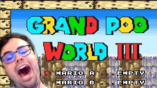 I Played A Brutally Difficult Mario Romhack (IT'S A KAIZO MASTERPIECE) // Grand Poo World 3 [Ep. 1]