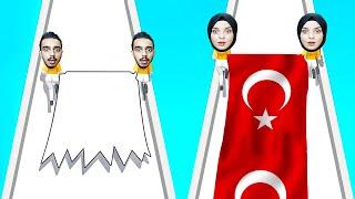 TÜM ÜLKELERİN BAYRAKLARINI BOYADIK !!  Flag Painters