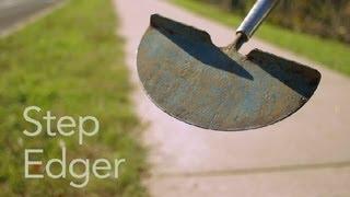 How to Use a Step Edger : Garden Tool Guides