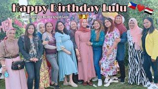Happy Birthday Luluhalf Filipino half Egyptian-LIFE IN EYPT
