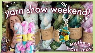 Come with me to the Southern Wool Show! UK Yarn Show & HAUL  VLOG